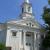 Plymouth Congregational Church, built in 1850 in the Greek Revival style.